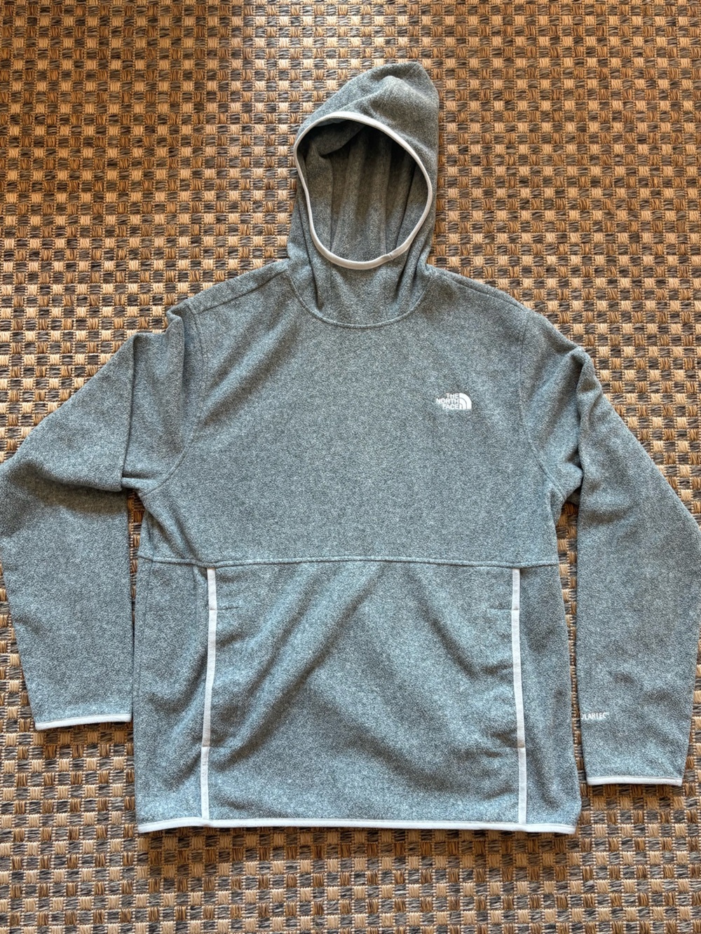 The North Face Men's Gray Crewneck Hoodie Sweater